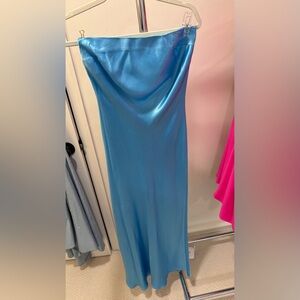 bec + bridge Strapless Dress in Blue